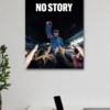NO RISK NO STORY - FOOTBALL MOTIVATION WALL POSTER