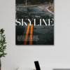 NISSAN SKYLINE GT-R R34 JDM WALL POSTER