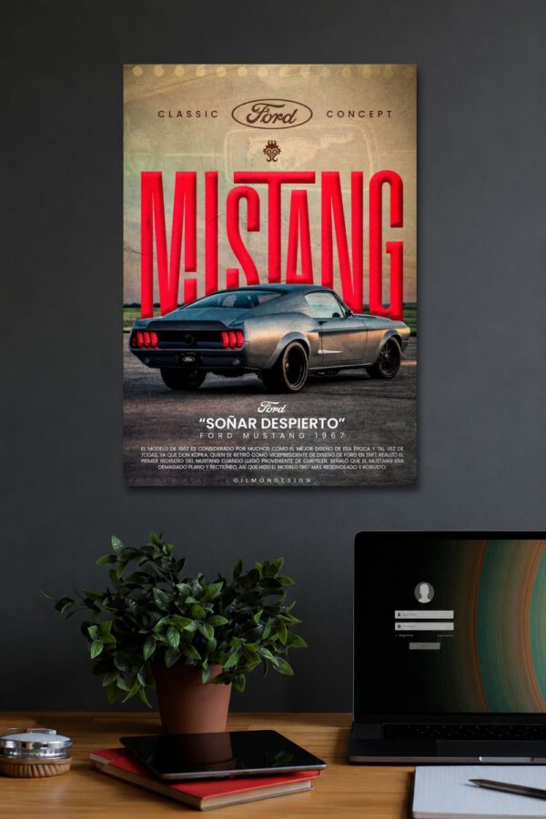 FORD MUSTANG WALL POSTER