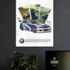 15 BMW M3 GTR WALL POSTER