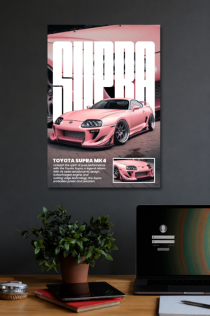 17 TOYOTA SUPRE MK4 WALL POSTER