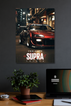 18 TOYOTA SUPRA MK4 WALL POSTER