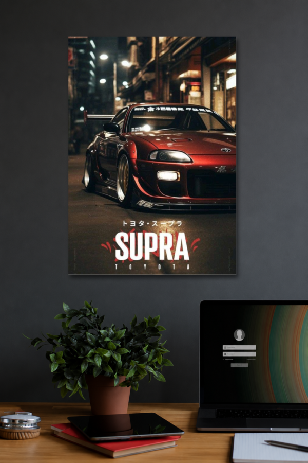 18 TOYOTA SUPRA MK4 WALL POSTER