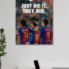 3 JUST DO IT – BARCELONA FOOTBALL WALL POSTER