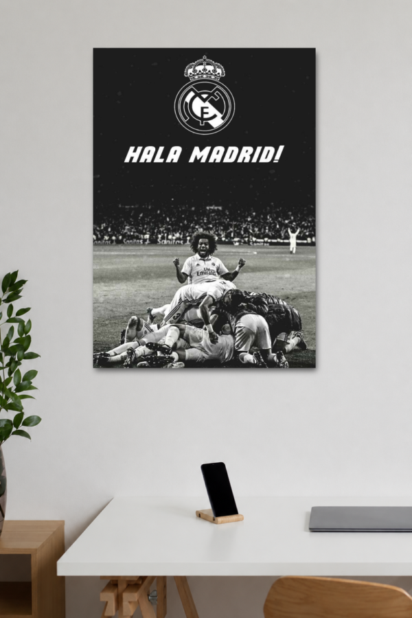 HALA MADRID WALL POSTER