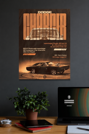 DODGE CHARGER WALL POSTER