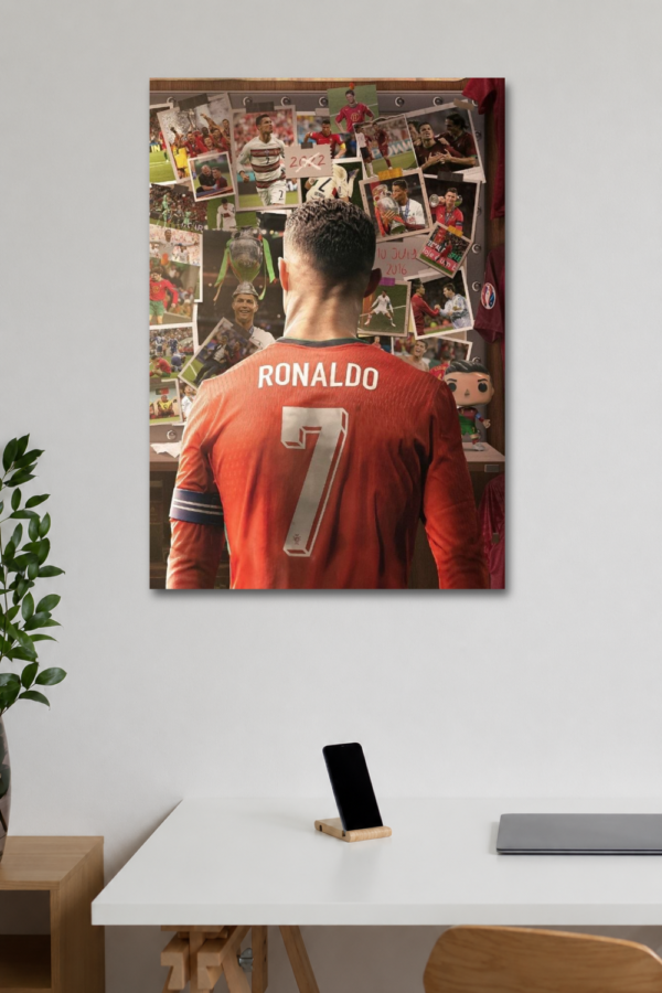 5 CRISTIANO RONALDO LEGACY FOOTBALL WALL POSTER