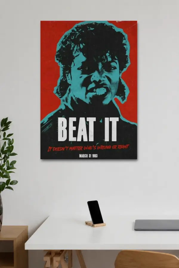 5 BEAT IT WALL POSTER