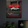 6 FORD MUSTANG WALL POSTER
