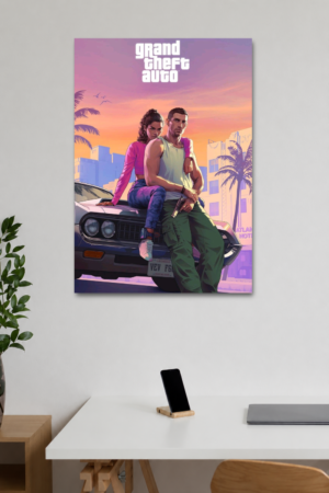 8 GRAND THEFT AUTO VI WALL POSTER