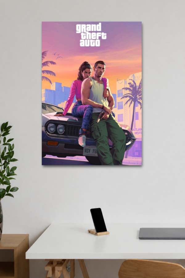 8 GRAND THEFT AUTO VI WALL POSTER