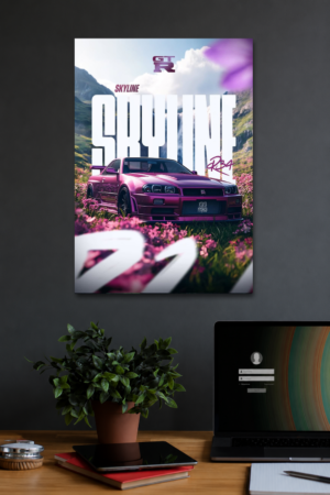 10_20260808_170348_0009 NISSAN SKYLINE GT-R R34 WALL POSTER