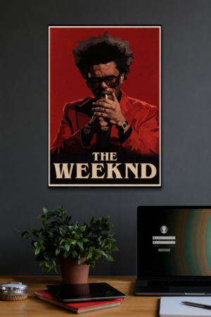 2 THE WEEKND WALL POSTER