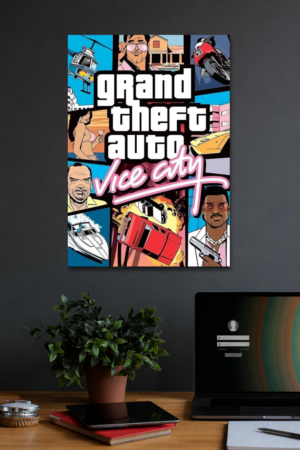GTA VICE CITY WALL POSTER