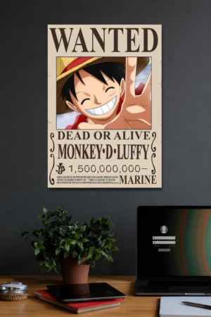 LUFFY WANTED WALL POSTER